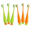 Baluue 6pcs Carrot Boys and Girls Toothbrush Soft Bristle Boy Girl Toothbrushes for Developing Oral Habits and Practical for Daily Use view 1