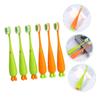 Baluue 6pcs Carrot Boys and Girls Toothbrush Soft Bristle Boy Girl Toothbrushes for Developing Oral Habits and Practical for Daily Use view 3
