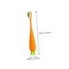 Baluue 6pcs Carrot Boys and Girls Toothbrush Soft Bristle Boy Girl Toothbrushes for Developing Oral Habits and Practical for Daily Use view 4