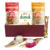 Emartbuy Luxury Diwali Gift Box Gift Hamper with Diyas, Chocolates, Snacks Festive treats view 1