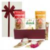 Emartbuy Luxury Diwali Gift Box Gift Hamper with Diyas, Chocolates, Snacks Festive treats view 2