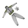 Didiseaon Clothing Set 3-in-1 Suit Mesh Gloves Sun Protection for Camping Hiking and Outdoor Activities Grey view 1
