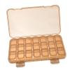 Portable Medicine Travel Case Weekly 7 Day White Food Grade Plastic view 1