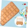 Portable Medicine Travel Case Weekly 7 Day White Food Grade Plastic view 4