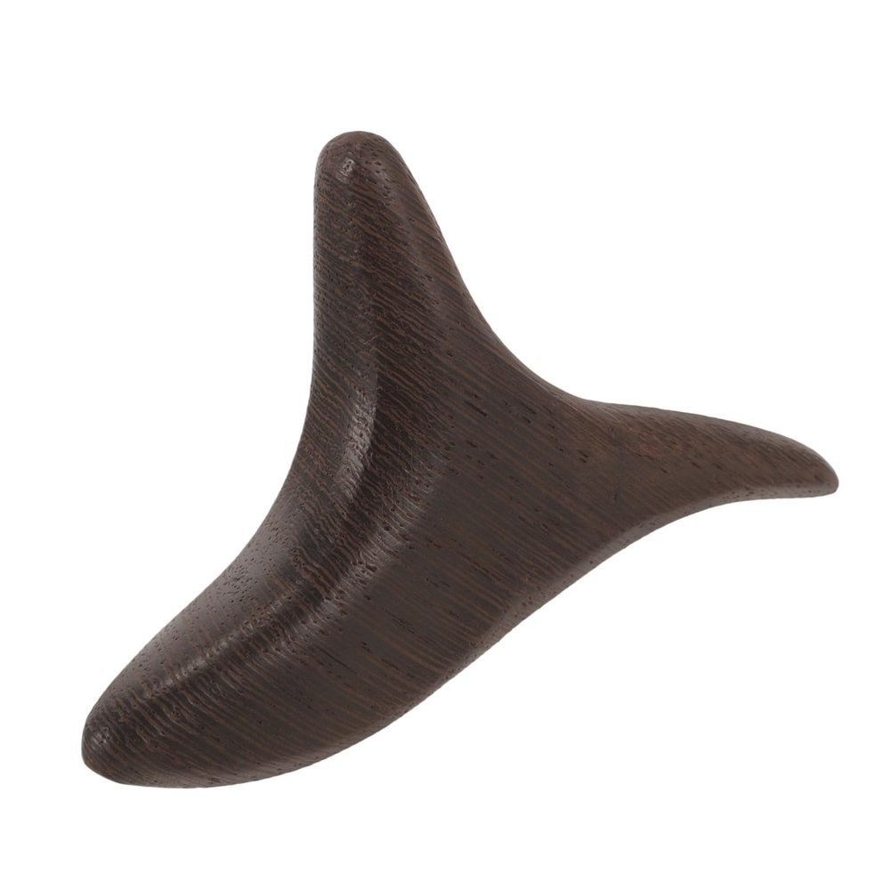 Healeved Portable Wenge Foot Massager Stick Lightweight Compact Traditional Thai Massager Tool for Office and Traveling Use