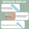 3Pcs Nasal Hair Cutter,Portable Manual 360 Rotating Nose Hair Trimmer with Ear Picker for Women Men (Green) view 4