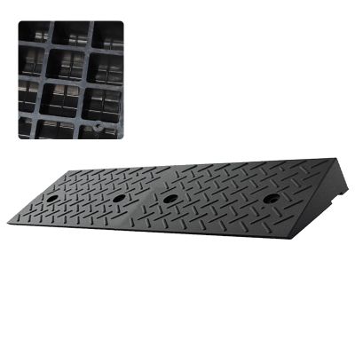 1 Pack Portable Wheelchair Ramp 5cm/10cm/4cm/8cm Height Rubber Threshold Ramp for Car Doorways Wheelchairs Bicycles Easy Access Ramp for Cars (3.5")