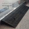 1 Pack Portable Wheelchair Ramp 5cm/10cm/4cm/8cm Height Rubber Threshold Ramp for Car Doorways Wheelchairs Bicycles Easy Access Ramp for Cars (3.5") view 2