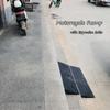 1 Pack Portable Wheelchair Ramp 5cm/10cm/4cm/8cm Height Rubber Threshold Ramp for Car Doorways Wheelchairs Bicycles Easy Access Ramp for Cars (3.5") view 4