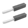 CAKEEYUM Toilet Cleaning Stone Hard Water Ring Cleaner Pumice Stains Remover Brush with Handle 2PCS toilet cleaning stonepumice stone with handle