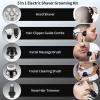 JQUAL Electric Razor for Men, 7-Blade Grooming Kit Electric Shaver For Men Hair Trimmer Beard Electric Razor Wet Dry Facial Body Bald Head Shaving Machine view 2