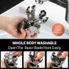 JQUAL Electric Razor for Men, 7-Blade Grooming Kit Electric Shaver For Men Hair Trimmer Beard Electric Razor Wet Dry Facial Body Bald Head Shaving Machine view 4