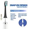 16 Replacement Toothbrush Heads Compatible with Philips Sonicare Toothbrush, 7900 3100 4300 5500 Plaque Defence Brush Head with Densely Clustered Bristles - Standard Sonic Brush Heads - Black view 3
