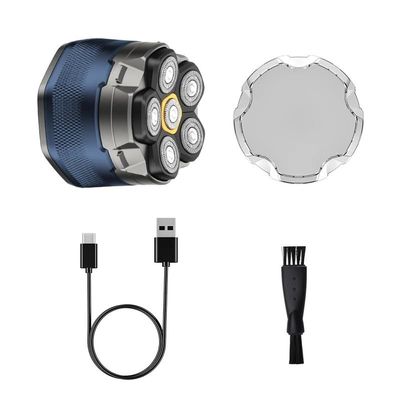 Electric Razor for Men, Titanium Electric Shaver Men's Rechargeable Head and Face Shaver, Cordless Shaver, Wet/Dry Shaving