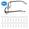 10 Pairss Pectacle Nose Pads for Glasses Push on Nose Pads Silicone Nose Pads Silicone Spectacle Push On Nose Pads, Anti-Slip, Adhesive Nose Pads for Eyeglasses, Sunglasses, and Spectacles,Cushions view 2