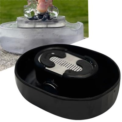 Razor Rinser, Cleans Blades No Electricity Required, Say Goodbye to Clogged Razors and Dirty Sinks Suitable for Most Head Razors, Keeps Blades Clean Perfect Gift for Friends and Family (Black)