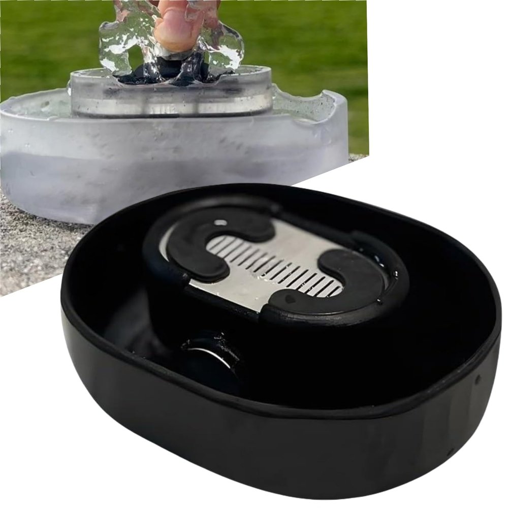 Razor Rinser, Cleans Blades No Electricity Required, Say Goodbye to Clogged Razors and Dirty Sinks Suitable for Most Head Razors, Keeps Blades Clean Perfect Gift for Friends and Family (Black)