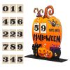 ZIDDAR Halloween Countdown Calendar Advent With Wood Number For Kid And Family Pumpkin Halloween Countdown Calendars view 1