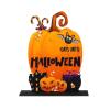 ZIDDAR Halloween Countdown Calendar Advent With Wood Number For Kid And Family Pumpkin Halloween Countdown Calendars view 3