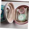 FRCOLOR 4-in-1 Box Kit Includes Case Holder Removal Tool and Mirror for Outdoor Activities Contacts view 4