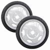 16x2.5 Wheelchair Replacement Rear Wheels, 16 Inch Electric Wheelchair Rear Wheels, Non-Inflatable Solid Tire, Disabled Vehicles Replacement Wheel (2 Pack) view 1