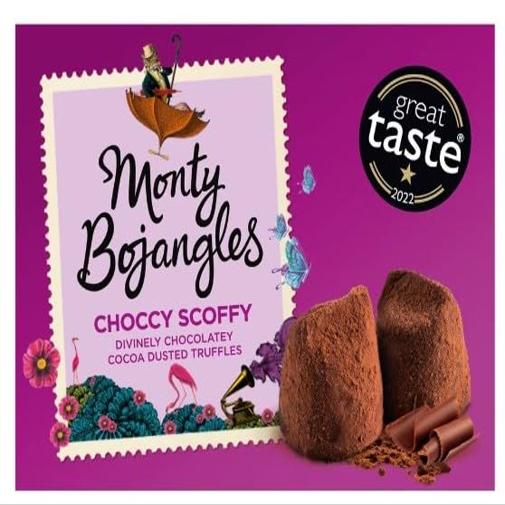 4 x Choccy Scoffy Truffles 135G Delicious Tasty And Twisty Treat Gift Hamper For Birthday,Christmas,Easter,New Year