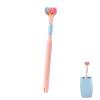 3 Pack 3 Sided Auti-sm Toothbrush 3 Bristle Sensory Toothbrush, Travel Toothbrush Wrap Around for Adult Kid Teeth Care Large Angle Soft Complete Teeth and Gum-Care Deep Cleaning Each Tooth view 1