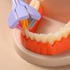 3 Pack 3 Sided Auti-sm Toothbrush 3 Bristle Sensory Toothbrush, Travel Toothbrush Wrap Around for Adult Kid Teeth Care Large Angle Soft Complete Teeth and Gum-Care Deep Cleaning Each Tooth view 3