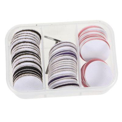 Healeved Pedicure Sanding Discs Feet File Sandpaper Disc Replaceable Sanding Pads for Dead Skin Removing Tool