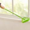Kalastussaari Triangular Mop Heads,4Pcs Mini Brush Head Replacement,Rotatable Mini Mop Bathroom Mop Replacement,Green Wall Mop Shower Mop for Home Wall Ceiling Floor Cleaning view 2