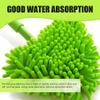 Kalastussaari Triangular Mop Heads,4Pcs Mini Brush Head Replacement,Rotatable Mini Mop Bathroom Mop Replacement,Green Wall Mop Shower Mop for Home Wall Ceiling Floor Cleaning view 4