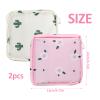 2 Pcs Sanitary Pad Storage Bag, Period Bag for Girls view 3
