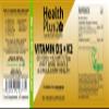 Health Plus Vitamin D3 1500iu (38g) + K2 (MK-7) 75g : Vitamin D & K2 Supplement : 60 Vegan Capsules, in a Planet-Friendly 99% Recycled Pot view 4