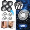 12 PCS Replacement Shaver Compatible with Pitbull Skull,Shaver Replacement Heads Replacement Shaver Head Comes with 1 Cleaning Brush Compatible with Skull Shavers Pitbull Gold Pro Shavers view 2