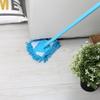 Triangular Mop Heads,4Pcs Mini Brush Head Replacement,Rotatable Mini Mop Bathroom Mop Replacement,Blue Wall Mop Shower Mop for Home Wall Ceiling Floor Cleaning view 2