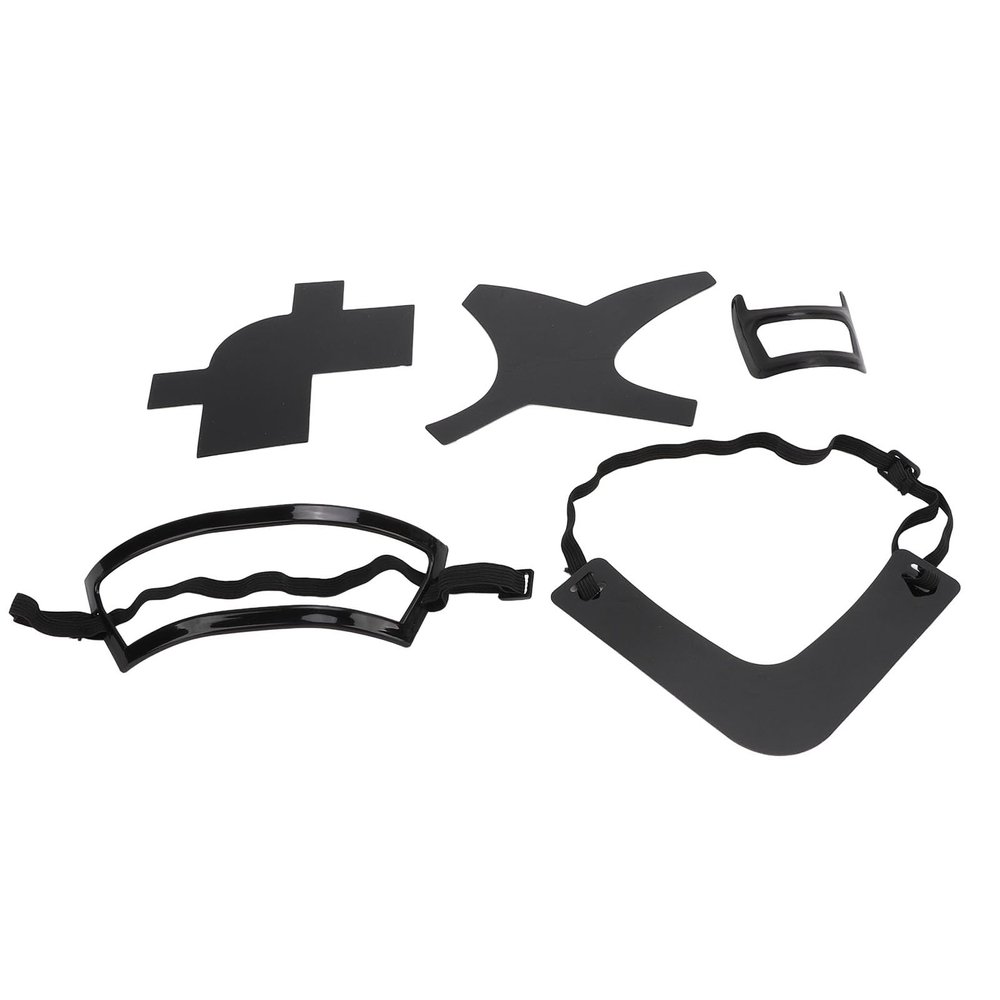 Beard Shaper Kit, 5 Piece Beard Shaping & Styling Tool, Beard Shaping Tool for Men, Beard Lineup Guide Template, Beard Styling Tool for Hairline Neckline (Black)