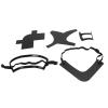 Beard Shaper Kit, 5 Piece Beard Shaping & Styling Tool, Beard Shaping Tool for Men, Beard Lineup Guide Template, Beard Styling Tool for Hairline Neckline (Black) view 1