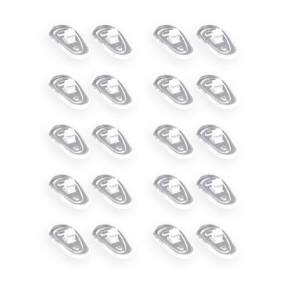 10 Pairs of Glasses Nose Pads, Rubber Push Silicone Pads kit. Soft Gel Fit Non-Slip Eye Handle Replacement Parts Protect Eyeglasses Bridge Repair Kit Children's Eyeglasses Sunglasses