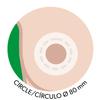 Improscar Patch - Silicone Sheet for Scar Treatment - Circle 80 mm Package - 1 Month Treatment view 2