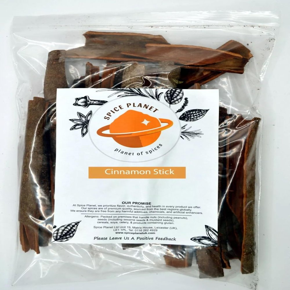 Cinnamon Sticks Whole Cassia Bark Dalchini Kalmi Taj Free UK P&P By Spice Planet (50 Grams)