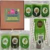 Fruity Green Selection Boba Bubble Tea Make at Home Kit 6-12 Extra Large Drinks view 1