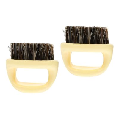 Baluue 2pcs Beard Styling Comb Beard Brush for Men Portable Multi-function Comb for Grooming and Hair Removal Brush for Daily Care