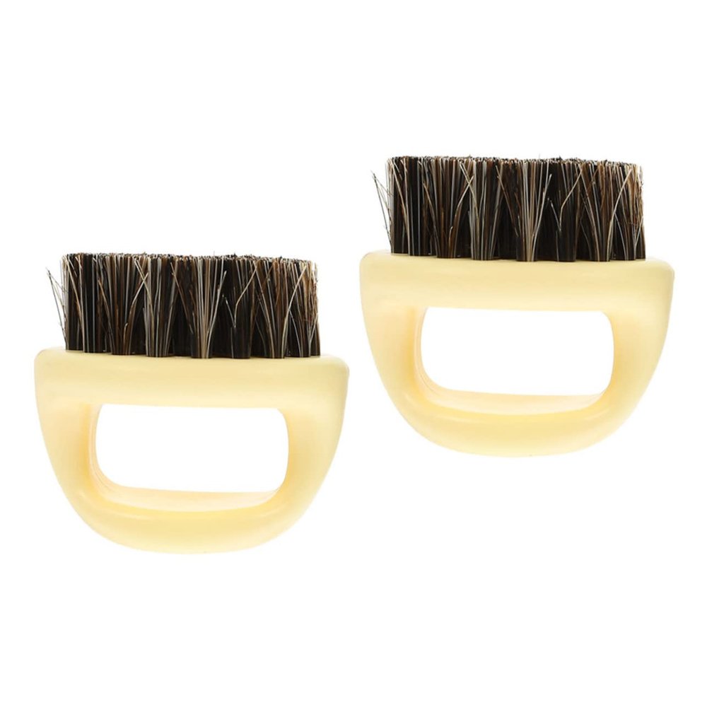 Baluue 2pcs Beard Styling Comb Beard Brush for Men Portable Multi-function Comb for Grooming and Hair Removal Brush for Daily Care