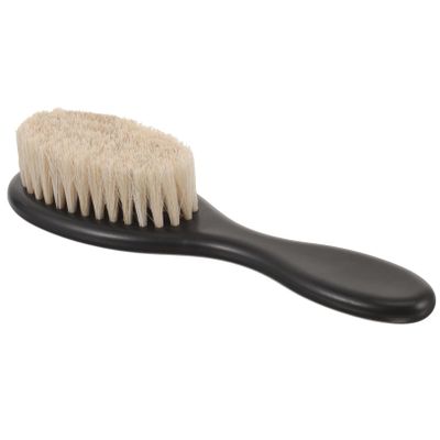 Baluue Beard Care Brush and Barber Hairdressing Brush with Black Handle for Men Facial Hair Grooming and Styling in Salon and Home Use