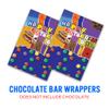 2 X Happy Father's Day Chocolate Novelty Wrappers Insults Joke Secret Santa Love Gift Present Rude Funny (chocolate bar NOT included) view 2
