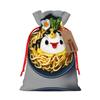 Egg Cup Noodle Ramen 1pcs Drawstring Pouch 8.3x11.8in,Durable And Stylish,Ideal For Halloween Personalized Presents view 1