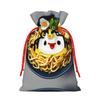 Egg Cup Noodle Ramen 1pcs Drawstring Pouch 8.3x11.8in,Durable And Stylish,Ideal For Halloween Personalized Presents view 2