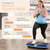 LifePro Hovert 3D Vibration Plate, Full Body Exercise Machine with Dual Motors, Lymphatic Drainage & Fitness Workout Platform with Remote, Bands & 99 Speed Levels (Blue) view 4
