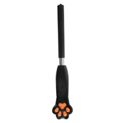 NULYLU Portable Massage Tool for Comfortable Experience Back Scratcher Cat Shaped with Bead Extension Rod Made of Silicone and Stainless Steel and Relieve Itching Suitable for Parents