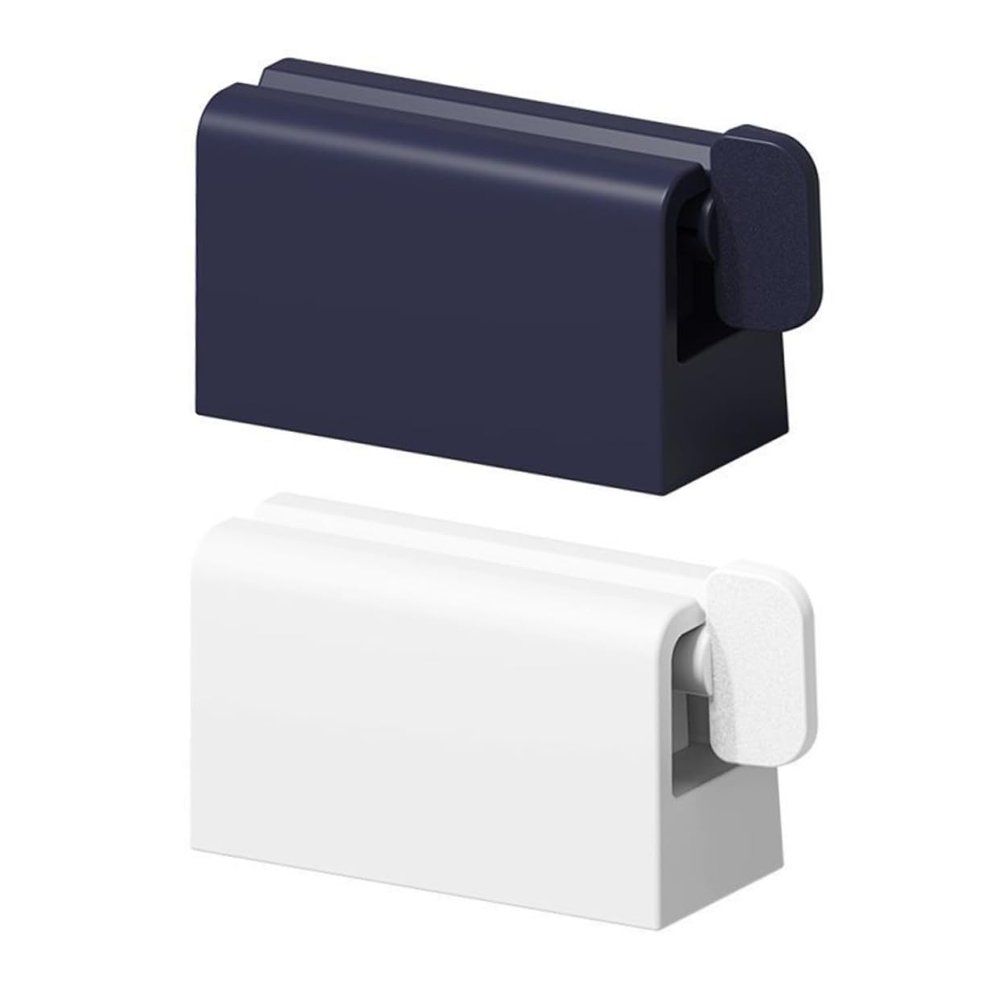 minkissy Wall-mounted Toothpaste Holder Squeezer Non-drill Easy Install Space-saving for Boys and Girls Adults Kit